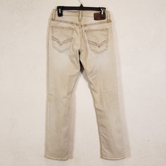 BKE Jeans Men 29 Jake Straight Leg Medium Wash Blue Denim Buckle Western Work - Picture 6 of 10